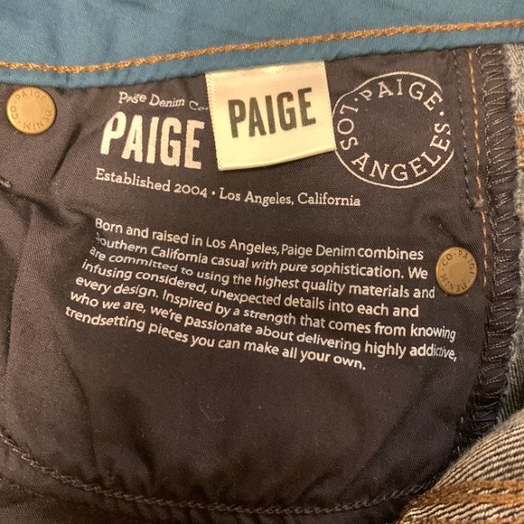 Paige Medium Blue Skyline Skinny Jeans size 27 - Picture 4 of 9